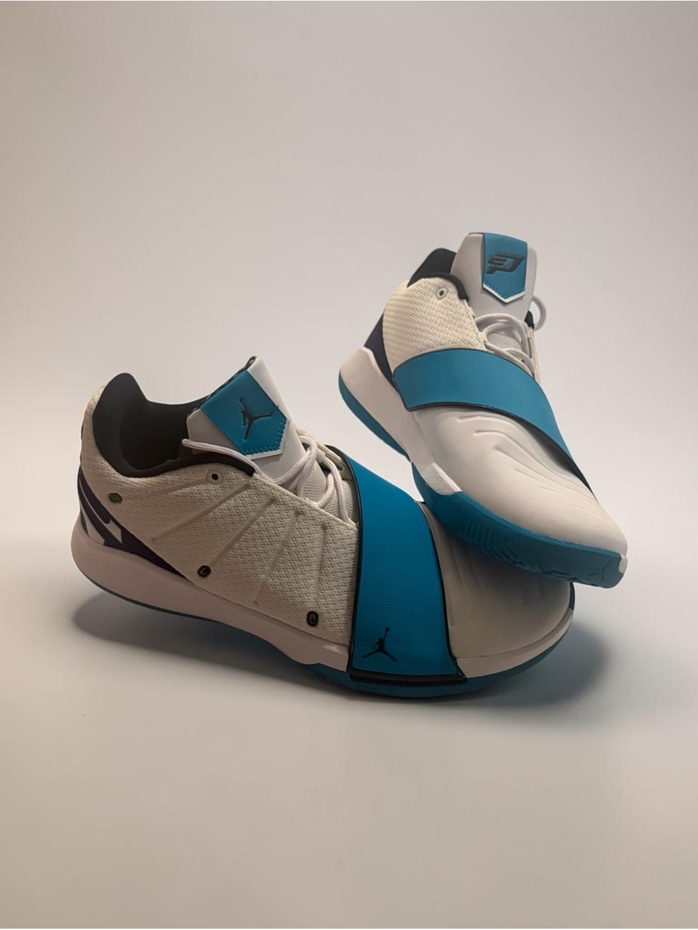 Nike Jordan CP3.XI CP3 11 Sample Promo Shoes Teal White Purple Men’s Sz 13 Rare!